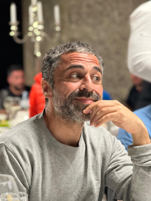 Reza war auf dem Platz einer der besten, später ein entzückter Weinkenner.